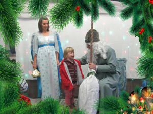The celebration of the Saint Nicholas Day  in the community the temple of the Transfiguration